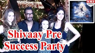 Film quotSHIVAAYquot Pre Success Party  Ajay Devgan Sayesha Saigal Erika Kaar Abigail Eames [upl. by Ardena387]