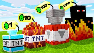 A CADA XP A TNT EVOLUI NO MINECRAFT [upl. by Carmelia]