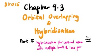 Hybridisation  Central Atom with Multiple Bonds and Lone Pair  SDS SK015 Chapter 43 Part II [upl. by Benjamen]