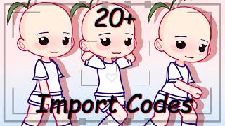 GL2 Animated Poses Pack  20 Gacha Import Codes [upl. by Trumaine688]