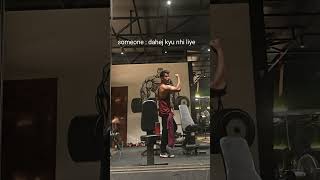 Gallu ka daily mini gym vlog Day109 vlog minivlog youtubeshorts shorts gym cbum workout [upl. by Carson]