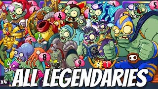 ALL Legendary Cards Challenge  Smash Strategy Deck  Plants vs Zombies Heroes Gameplay 1522 [upl. by Nuawaj713]