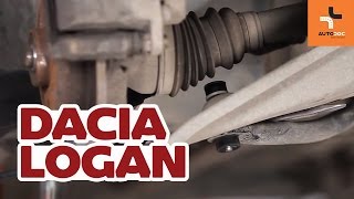 Jak wymienić łącznik stabilizatora przedniego w DACIA LOGAN 1 TUTORIAL  AUTODOC [upl. by Mycah]