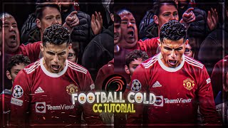 Football Cold Cc  Alight Motion Tutorial Like AE Preset [upl. by Taveda639]