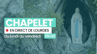 Prière du Chapelet à Lourdes  22 janvier 2024 [upl. by Lindahl]