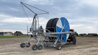 OCMIS Irrigation Boom TimeLapse Assembly Video  Farmers Equipment Company [upl. by Ineslta]