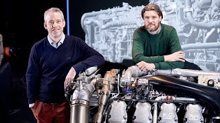 Engineers present Scanias new V8 powertrain [upl. by Anij]