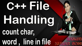 File Handling PART 3  count character in file in c  count word in c  count line in file c [upl. by Enortna]