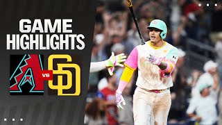 Dbacks vs Padres Game Highlights 7524  MLB Highlights [upl. by Kan]