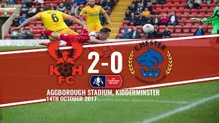 Harriers 20 Chester 141017 Extended highlights [upl. by Nahttam]