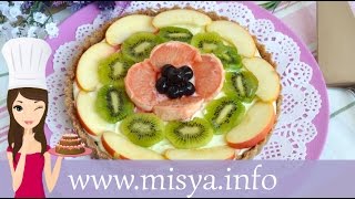 Crostata alla frutta senza cottura la ricetta di Misya [upl. by Kele]