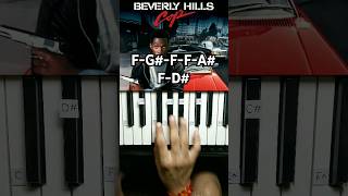 Beverly Hills Cop Theme Song Piano Tutorial pianotutorial shorts [upl. by Adnorrehs99]