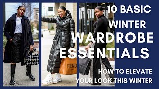 THE MOST IMPORTANT WINTER WARDROBE ESSENTIALS FOR 2021  HOW TO ELEVATE YOUR LOOKS THIS WINTER [upl. by Sunny]