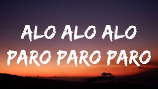 NEJ  Alo Alo Alo Paro Paro Paro Song TikTok Speed Up Lyrics [upl. by Odranreb]