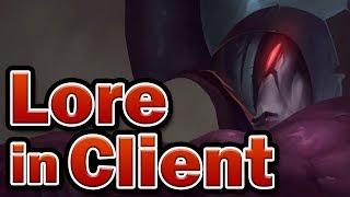 Lore References In Client [upl. by Haimrej]