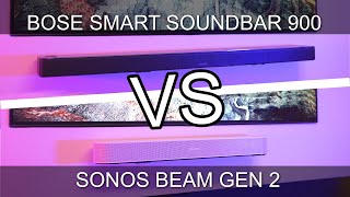 Bose Soundbar 900 vs Sonos Beam 2 Soundtest [upl. by Lanie472]