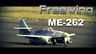 Freewing Messerschmitt Me262  v2 Strong Wind Flight 13 [upl. by Anabal834]