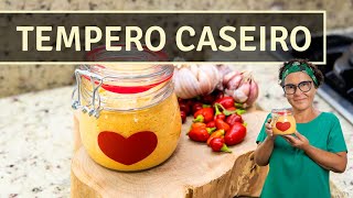 COMO FAZER TEMPERO CASEIRO COMPLETO PERFEITO PARA A COZINHA DO DIA A DIA [upl. by Nivram746]