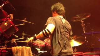 Glen Sobel Alice Cooper drum cam solo quotDirty Diamondsquot 2012 new [upl. by Athalia]