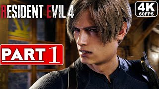 RESIDENT EVIL 4 REMAKE Gameplay Walkthrough Part 1 4K 60FPS PC ULTRA  No Commentary FULL GAME [upl. by Aynwad]