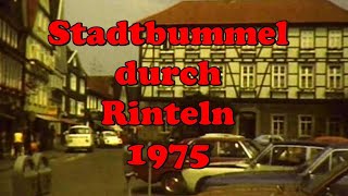 Weserberglandfilme Stadtbummel durch Rinteln 1975 [upl. by Bartolemo]