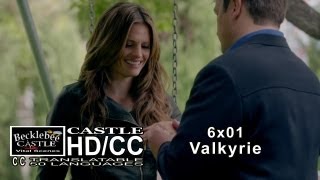 Castle 6x01 quotValkyriequot Proposal Scene Beckett Answer  A Resounding Yes HDCC [upl. by Anallese785]