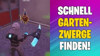 Schnell Gartenwerge finden  Tägliche Zerstörung Gartenzwerge  Fortnite Rette die Welt [upl. by Rudwik119]