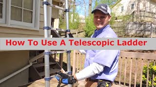 How To Use A Telescopic Ladder [upl. by Melone781]