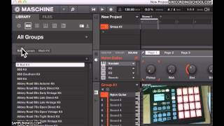 Maschine Mikro 205 Lesson 07 of 120 Loading Kits [upl. by Naneik]