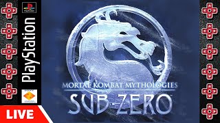 Live  509  Zerando Mortal Kombat Mythologies  Sub Zero Playstation [upl. by Yssep]