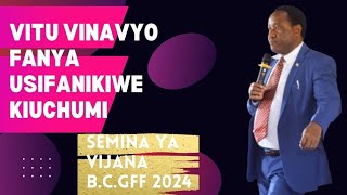 VITUVINAVYOFANYAUSIFANIKIWEKIUCHUMI BCGFF MKUTANO WA VIJANA 2024 [upl. by Adnuahsor]