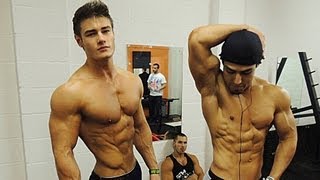 Aesthetic Bodybuilding Workout in Europe with Jeff Seid Alon Gabbay Matt Ogus Chris Lavado [upl. by Salesin]