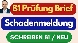 So können Sie gute Briefe B1 Schreiben  Übungssatz B1 Prüfung Teil Schreiben  Schadenmeldung [upl. by Andria870]