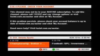 Average TV Day  Foxtel MyStar HD Australia [upl. by Sidnarb]