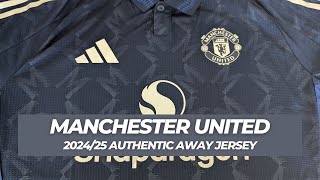 Manchester United Authentic Away Jersey  202425 Review [upl. by Ole]