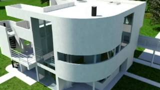 Lee Seng Kiats digital animation of the Saltzman House [upl. by Aesoh458]