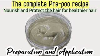 The proper way to prepoo your natural hair for stronger and healthier hairPotent and Protective [upl. by Arianne73]