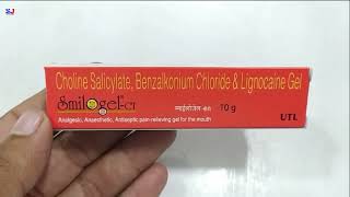 Smilogel CT  How To Use Smilogel CT  Choline Salicylate Benzalkonium Chloride amp Lignocaine Gel Use [upl. by Janith]