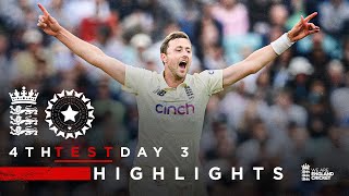 Rohit Shines for India  England v India  Day 3 Highlights  4th LV Insurance Test 2021 [upl. by Ethbin]