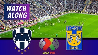 ⚽ Monterrey vs Tigres UANL  Mexican Liga BBVA MX 20232024  eFootball PES Simulation [upl. by Nanah]