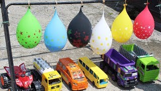 Main Balon dan Tebakantebakan warna  Mainan Mobil amp Truk Pasir [upl. by Ursala]