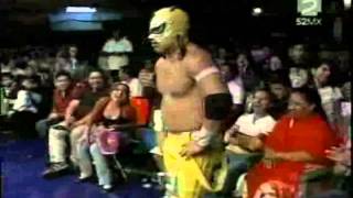 Averno Ephesto Mephisto vs Místico Sagrado Volador Jr [upl. by Ernestus]