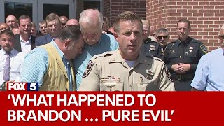 Paulding Co Sheriffs Office gives emotional update on Deputy Brandon Cunninghams death  FOX 5 Ne [upl. by Oletta]