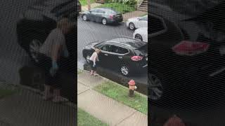 This woman uses dirt to wash her car Yes you read that right [upl. by Irene]