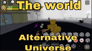 The World Alternative Universe ShowCase Yba roblox [upl. by Innob]