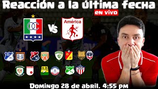 Reacción en vivo Caldas 0 vs América 0 y demás partidos de la última fecha del todos contra todos [upl. by Ylhsa16]