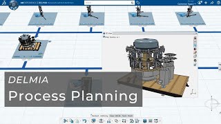 Process Planning  DELMIA [upl. by Leshia]