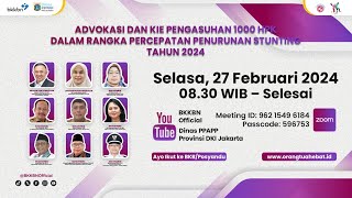 Advokasi dan KIE Pengasuhan 1000 HPK dalam Rangka Percepatan Penurunan Stunting tahun 2024 [upl. by Bergstrom]