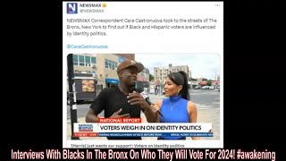 Interviews With Blacks In The Bronx On Who They Will Vote For 2024 awakening [upl. by Inahet85]