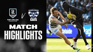 Port Adelaide v Geelong Highlights  Round 19 2022  AFL [upl. by Evilo966]